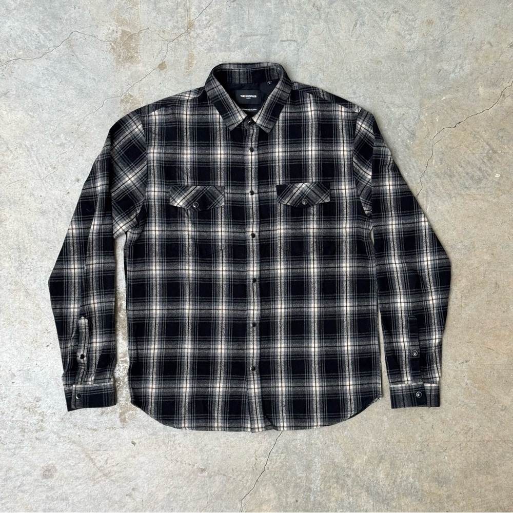 The Kooples Flannel Button Down Shirt - Japanese Cloth